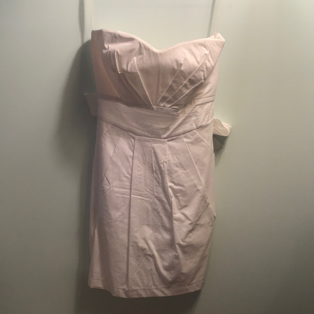 White strapless dress size 7.